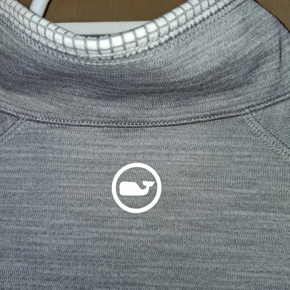 Vineyard Vines Performance Zac Brown Band Gray 1/4 zip Mens Large - Picture 10 of 15